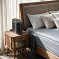 HydroLoop water-cooled cover on the bed with the bedside Dock